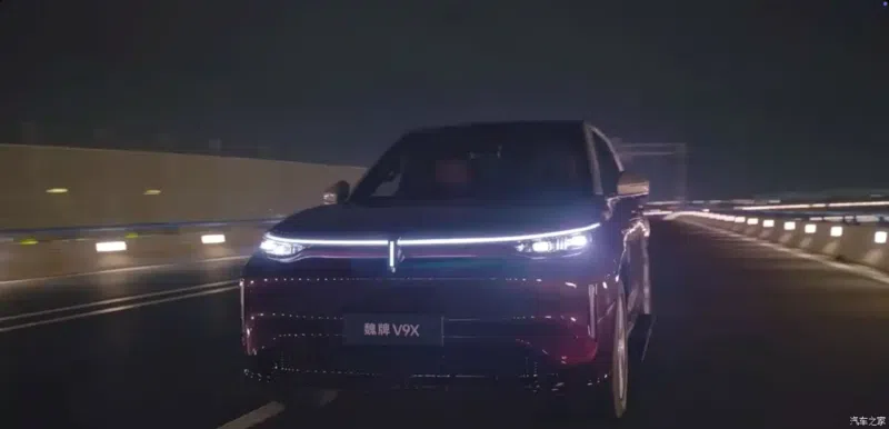 Представлен Wey V9X: первый автомобиль на платформе GWM One с подключаемой гибридной системой 2.0T