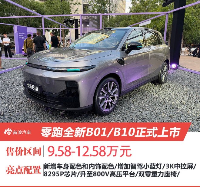 Leapmotor B01 и B10: старт продаж новых моделей от 9,58 до 12,58 млн юаней