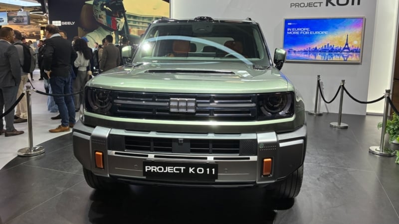 Внедорожник Geely Battleship 700 появится в Европе во втором полугодии 2027 года.