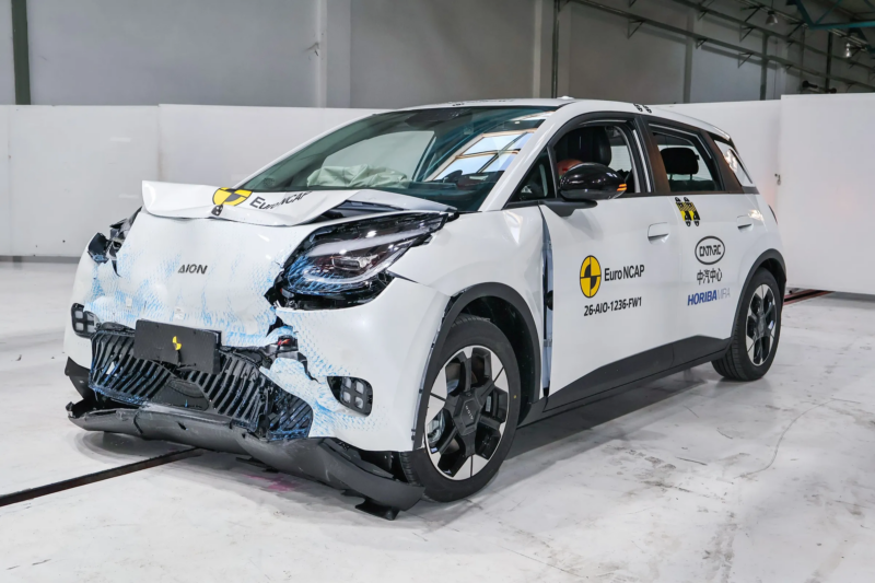 Модели Geely, Leapmotor и GAC Aion получили пять звезд в рейтинге безопасности Euro NCAP.