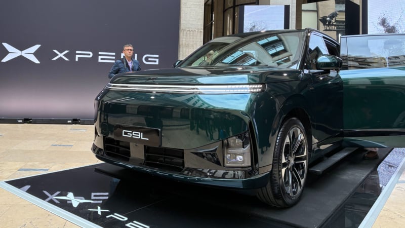 Кроссовер Xpeng G9L EV выходит на европейский рынок по цене 83 850 долларов США.