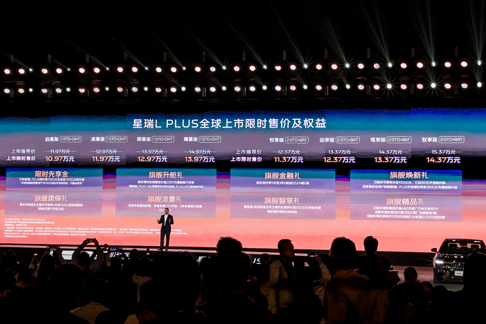 Geely Xingrui L PLUS выходит на рынок: ограниченное предложение по цене 10,97–14,37 млн юаней