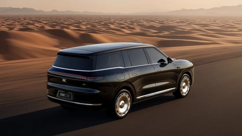 MG IM LS9 SUV получит продвинутую систему ADAS и полускрытые дверные ручки.