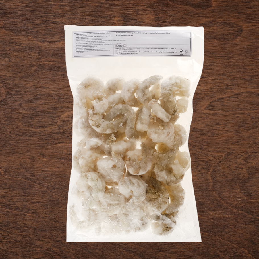 Креветки очищенные 21/25