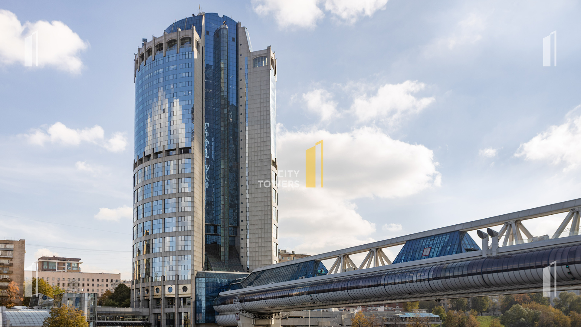 Башня «2000» и мост «Багратион»