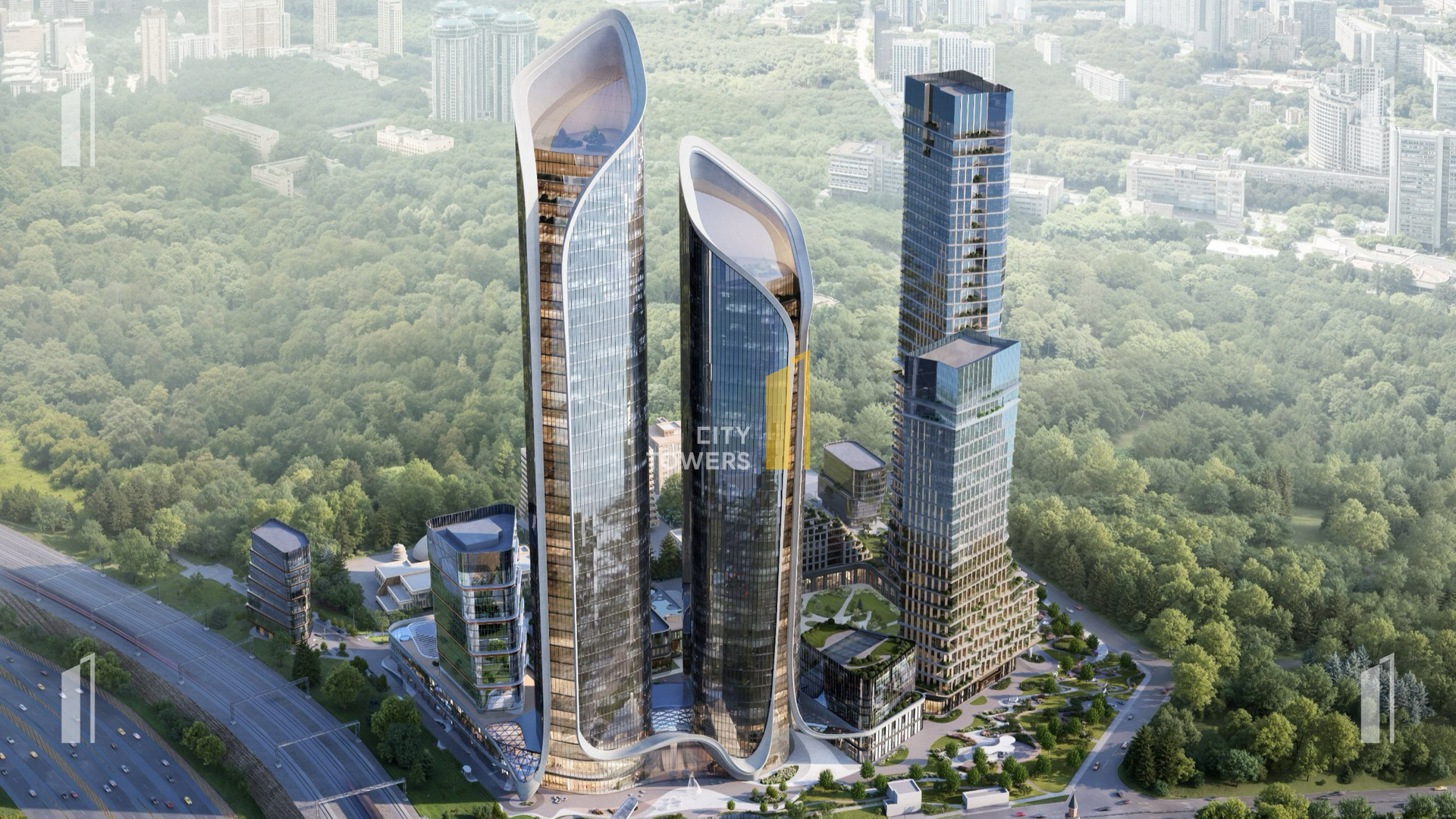 Башни «Феномена Города» у ТПУ «Минская»