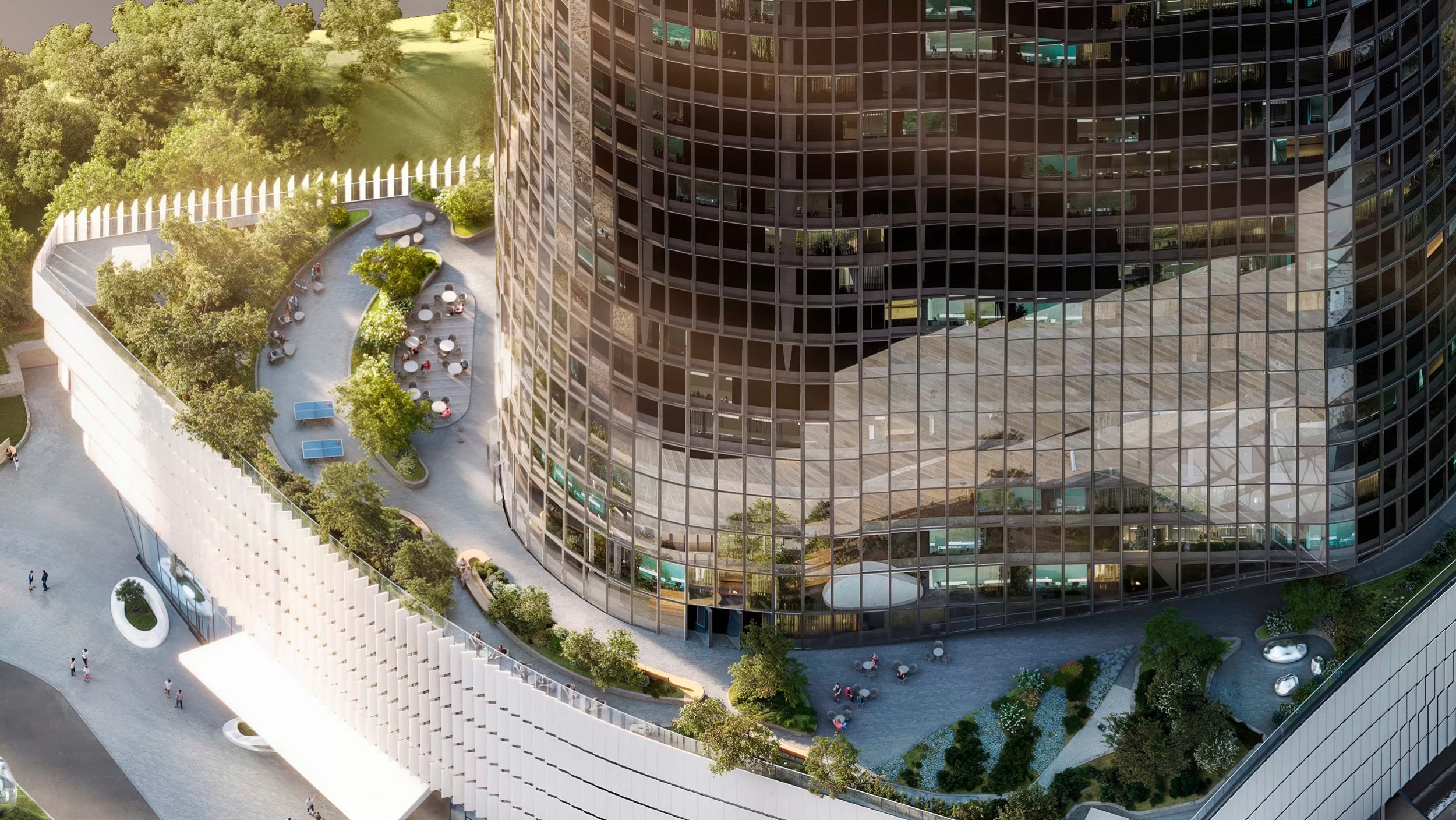 Ландшафтный парк — башня Top Tower