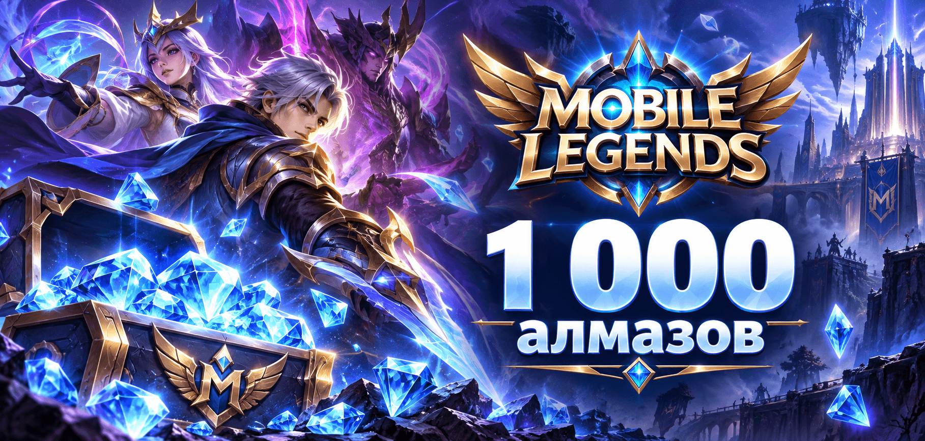 Mobile Legends 1 000 алмазов
