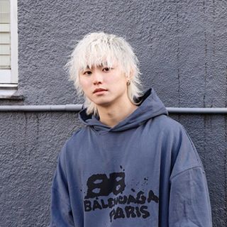 岩本 翼/渋谷/ハイトーンカラー/派手髪/エフェクトブリーチ