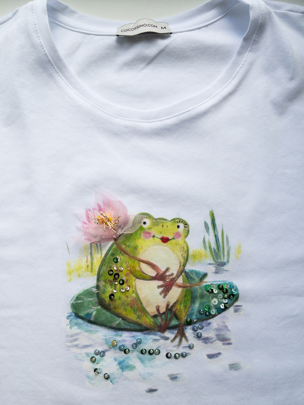 Детская футболка с лягушенцией