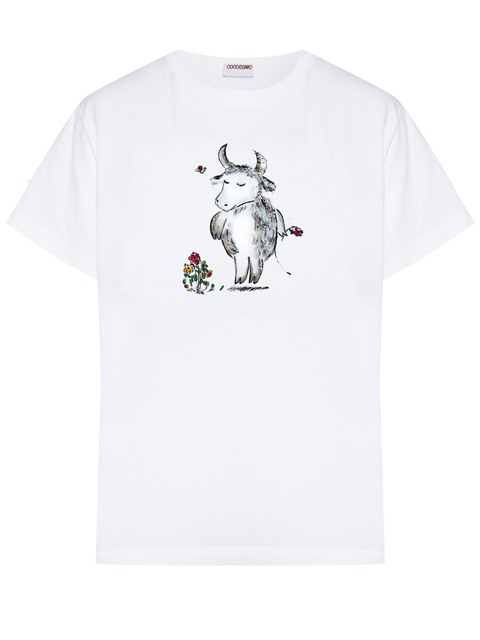 Футболка коровка
