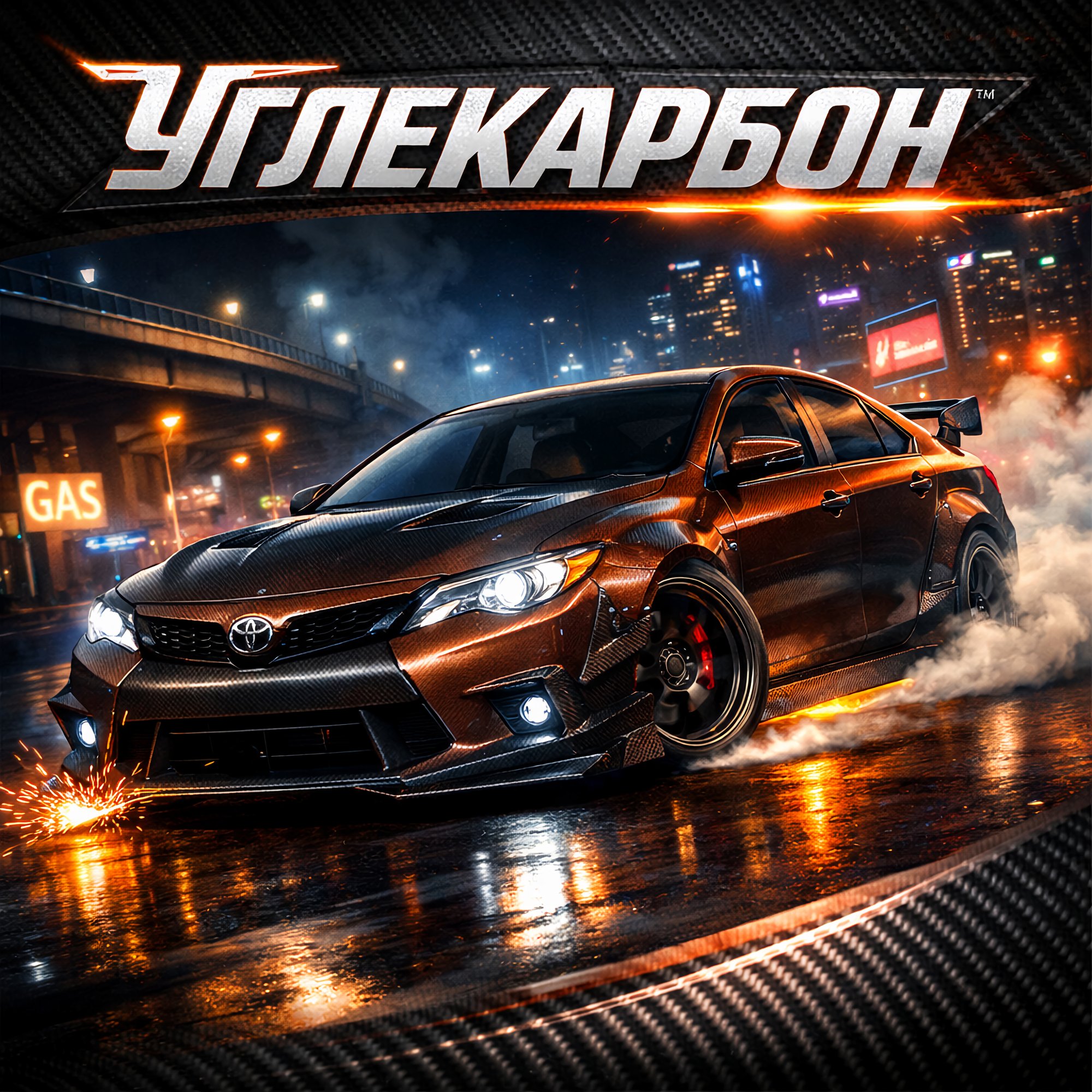 Обложка релиза «Углекарбон» — 4 po LoveCam