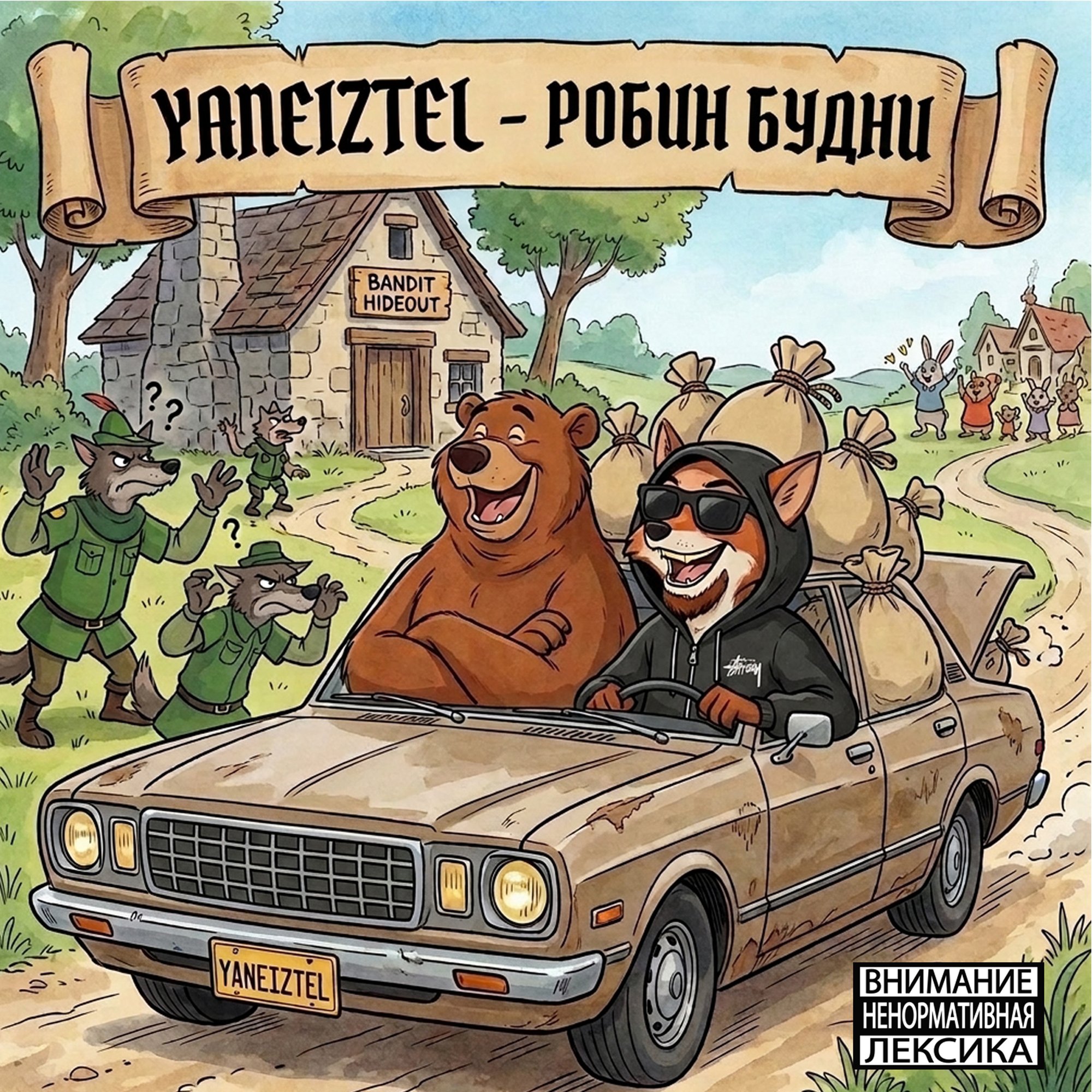 Обложка релиза «РОБИН БУДНИ» — YANEIZTEL