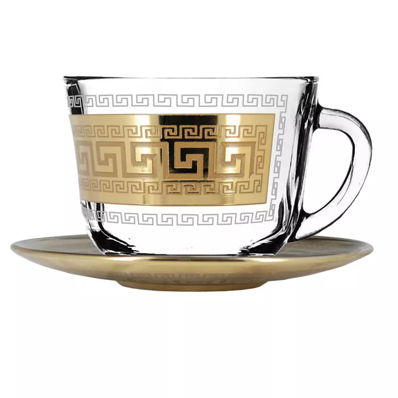 Чайный набор 12 предметов Барокко чашки 200 мл + блюдца EAV63-1337/1349/S
