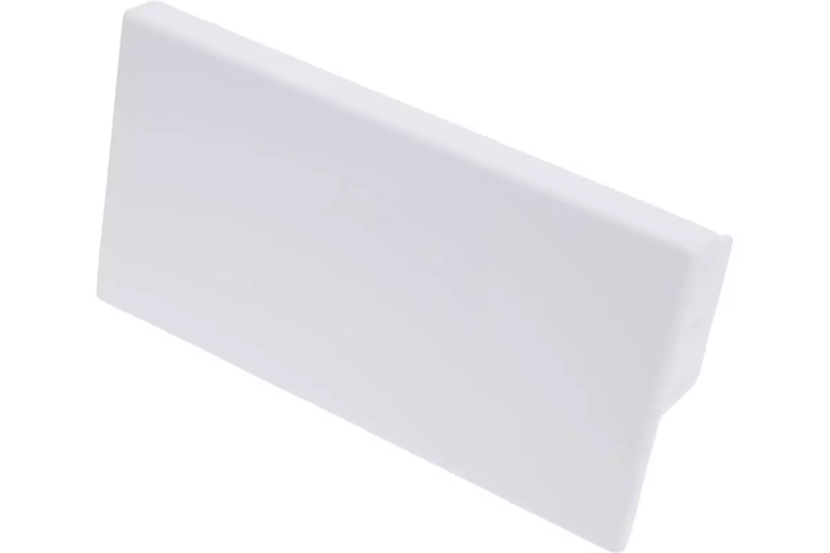 Заглушка для кабель-канала ПВХ 100x50 мм белый