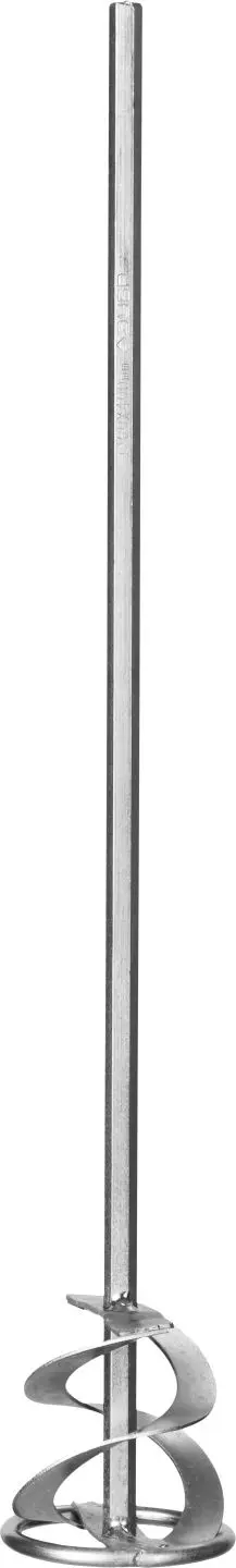 Миксер Зубр для красок, шестигранный хвостовик, оцинкованный, 60х400мм 0603-06-40_z02