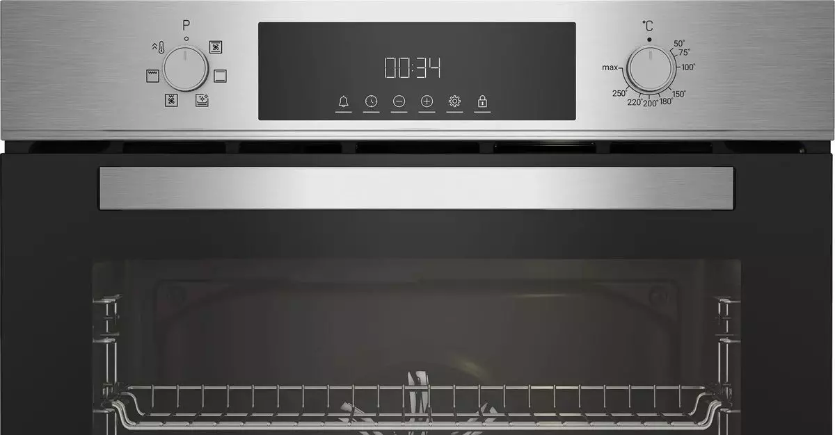 Духовой шкаф электрический гриль конвекция дисплей Indesit IFE 3644 J IX