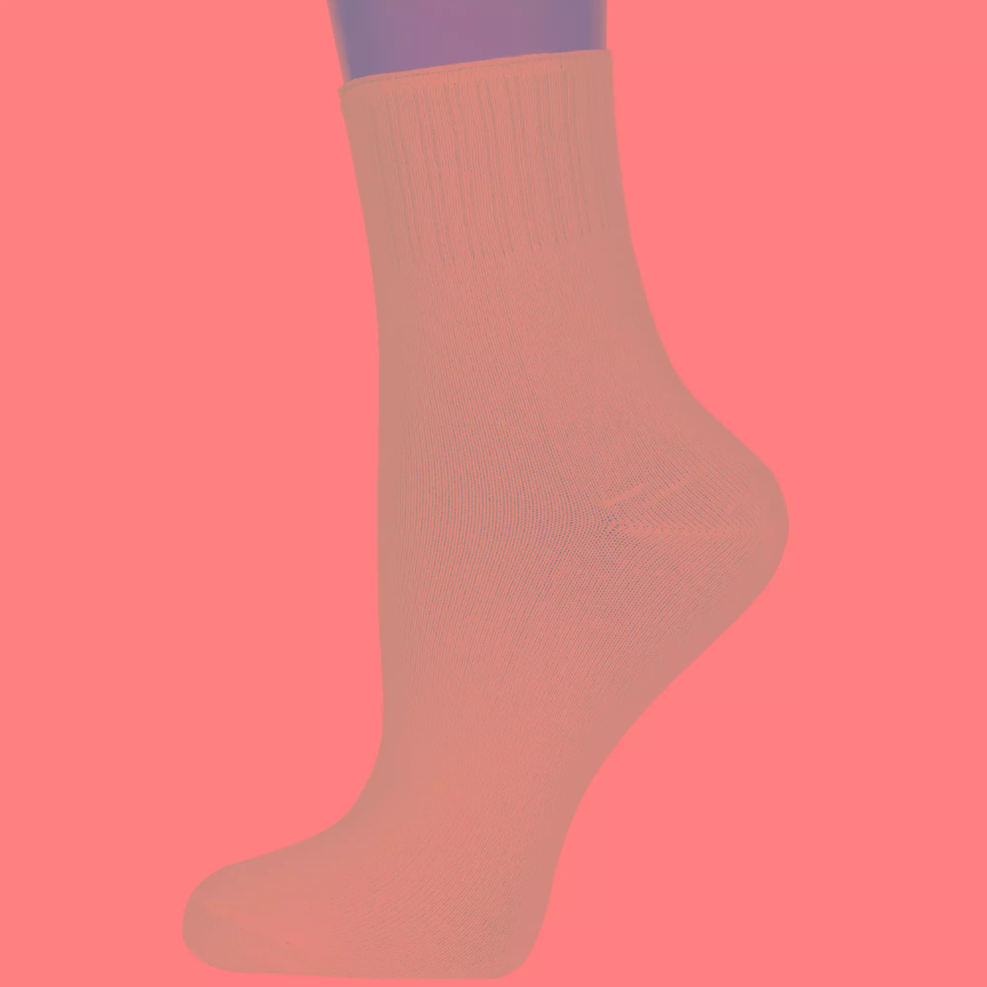 Женские носки С 957 (23-25, Белый)