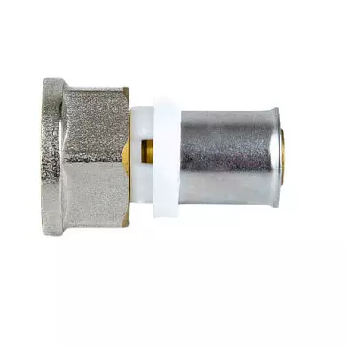 Пресс муфта переходная 20х1/2&quot; ВР, никель