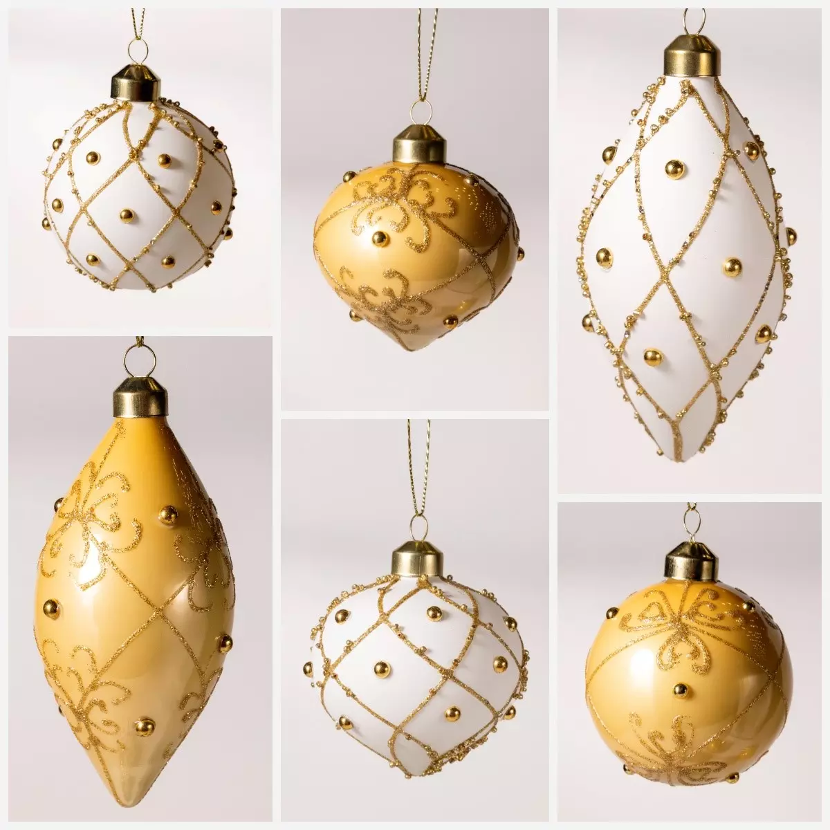 Елочные украшения стекло (12 шт) Волшебство на ветках VNV22/12-22