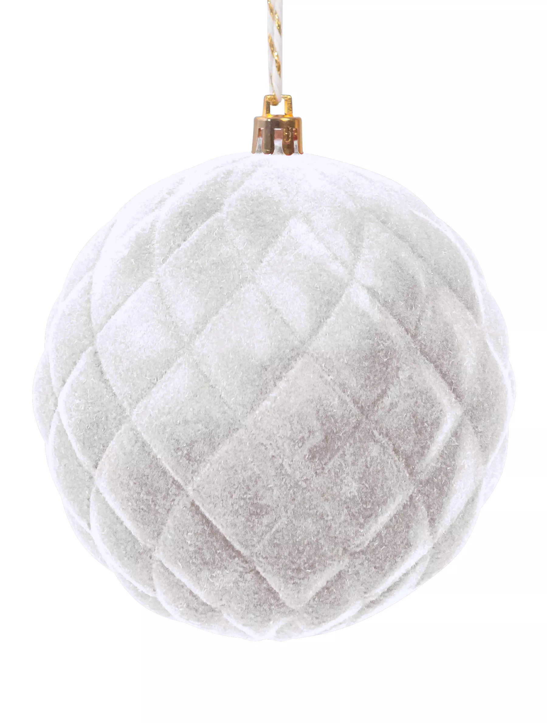 Новогоднее подвесное украшение из полистирола / 10x10x10см 94392