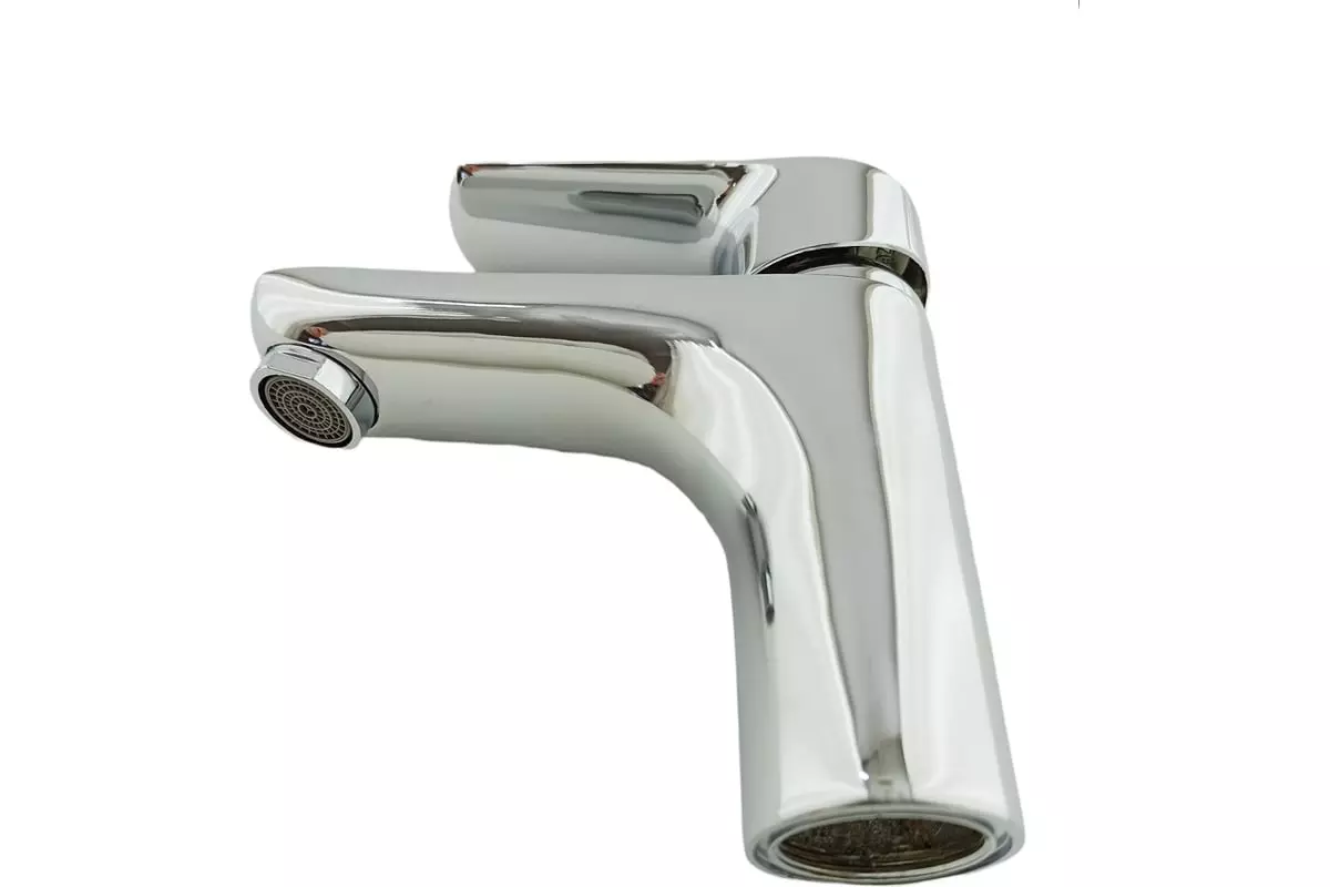 Смеситель для раковины, хром, Rainsberg R2001F, силумин, классика