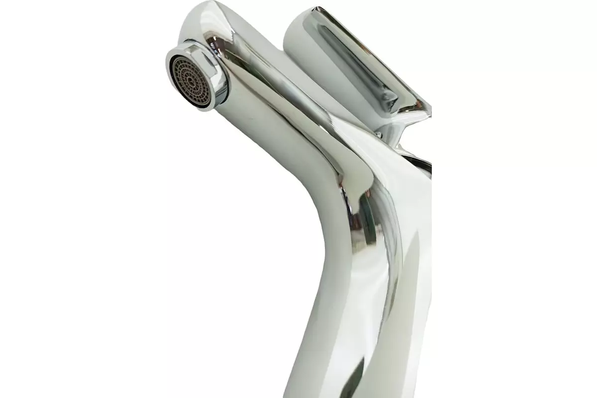 Смеситель для раковины, хром, Rainsberg R2001F, силумин, классика