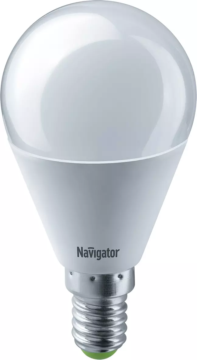 Лампа светодиодная Navigator Е14 230В 8,5Вт 2700К шар теплый