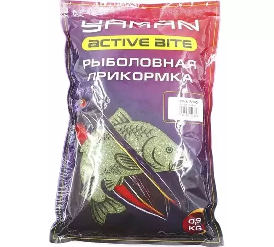 Прикормка для рыбалки Yaman Карась (Анис), 900 г