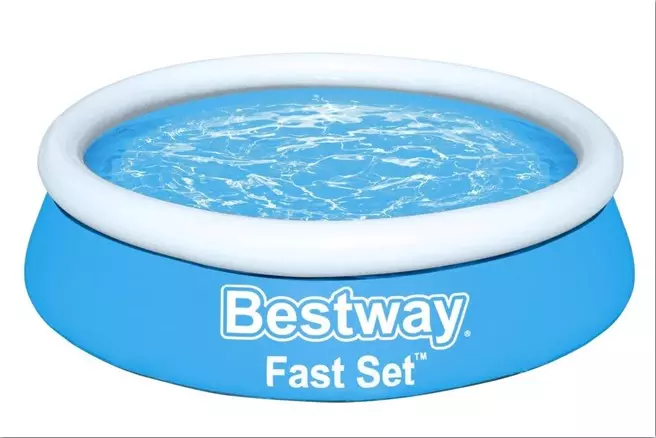 Бассейн с надувным бортом Bestway Fast Set 183x51см 940л 57392 