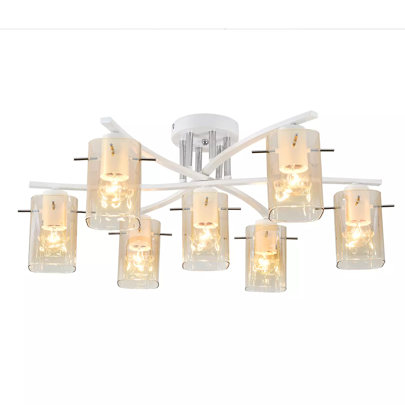 Люстра потолочная 7xЕ27 белый Escada 1101/7P