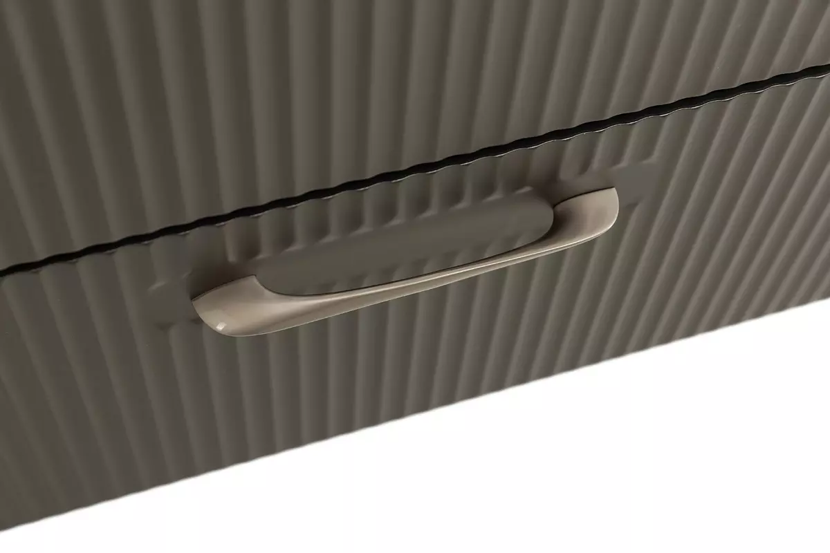 Подвесная тумба с раковиной BelBagno 80 см оружейная сталь DUE-800-2C-SO-GM-P+BB-8076-3-80+ 2 ручки RS006SN.4/160