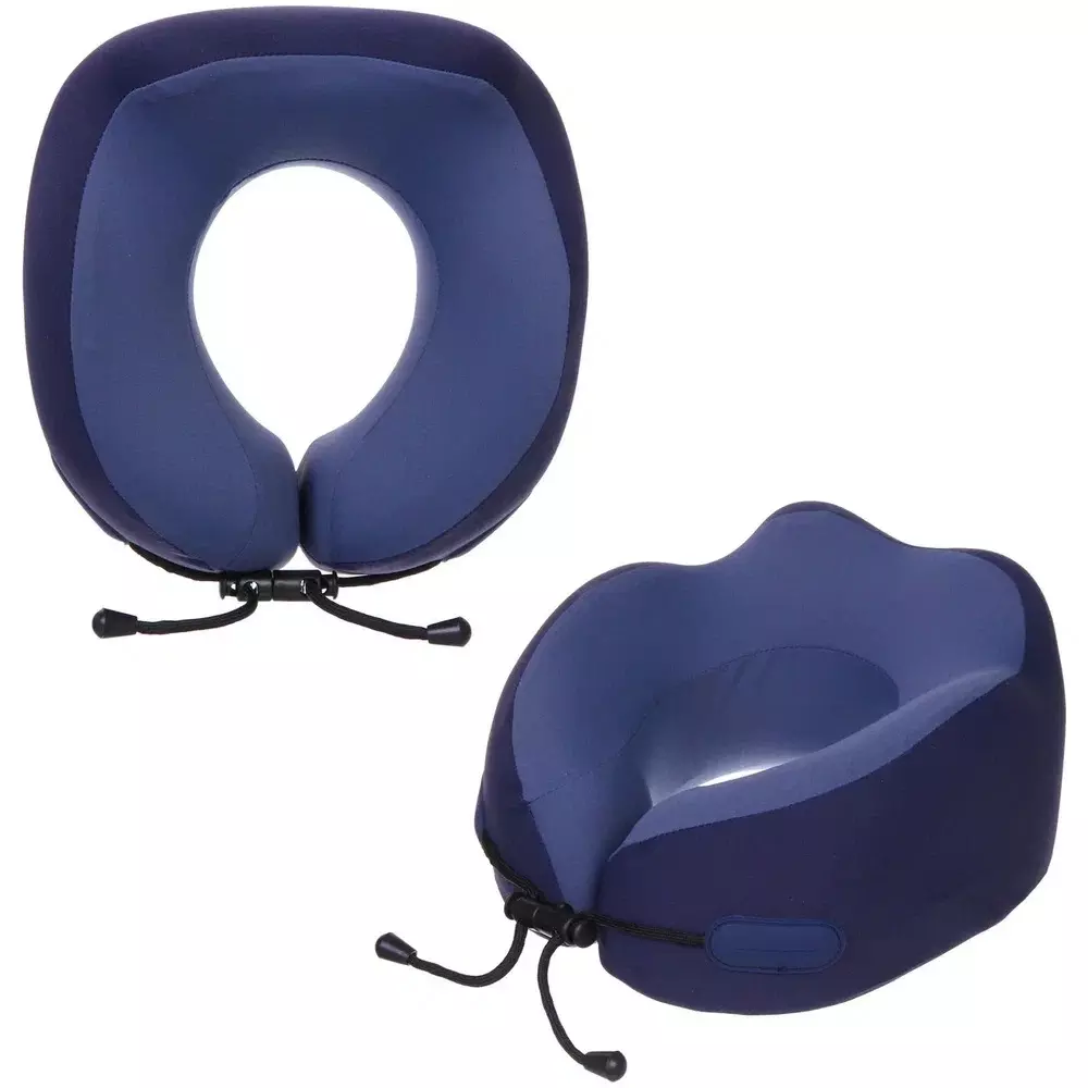 Подушка для путешествий синий мемори-эффект с охлаждающим эффектом TRIP - Dream