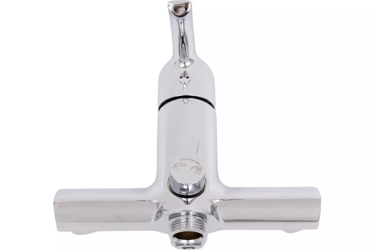 Смеситель для ванны, длинный излив 30 см, хром, с аксессуарами LEMARK LM1151C, латунь