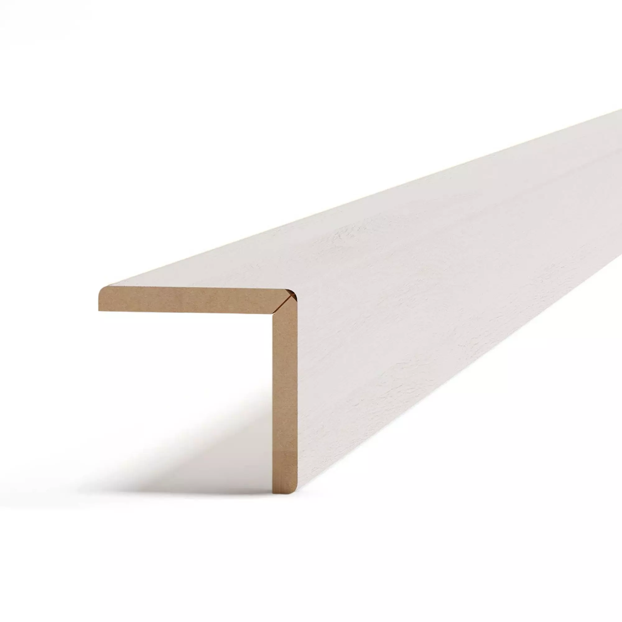 Угол МДФ универсальный STELLA Ясень Айвори 2700х24х24 мм