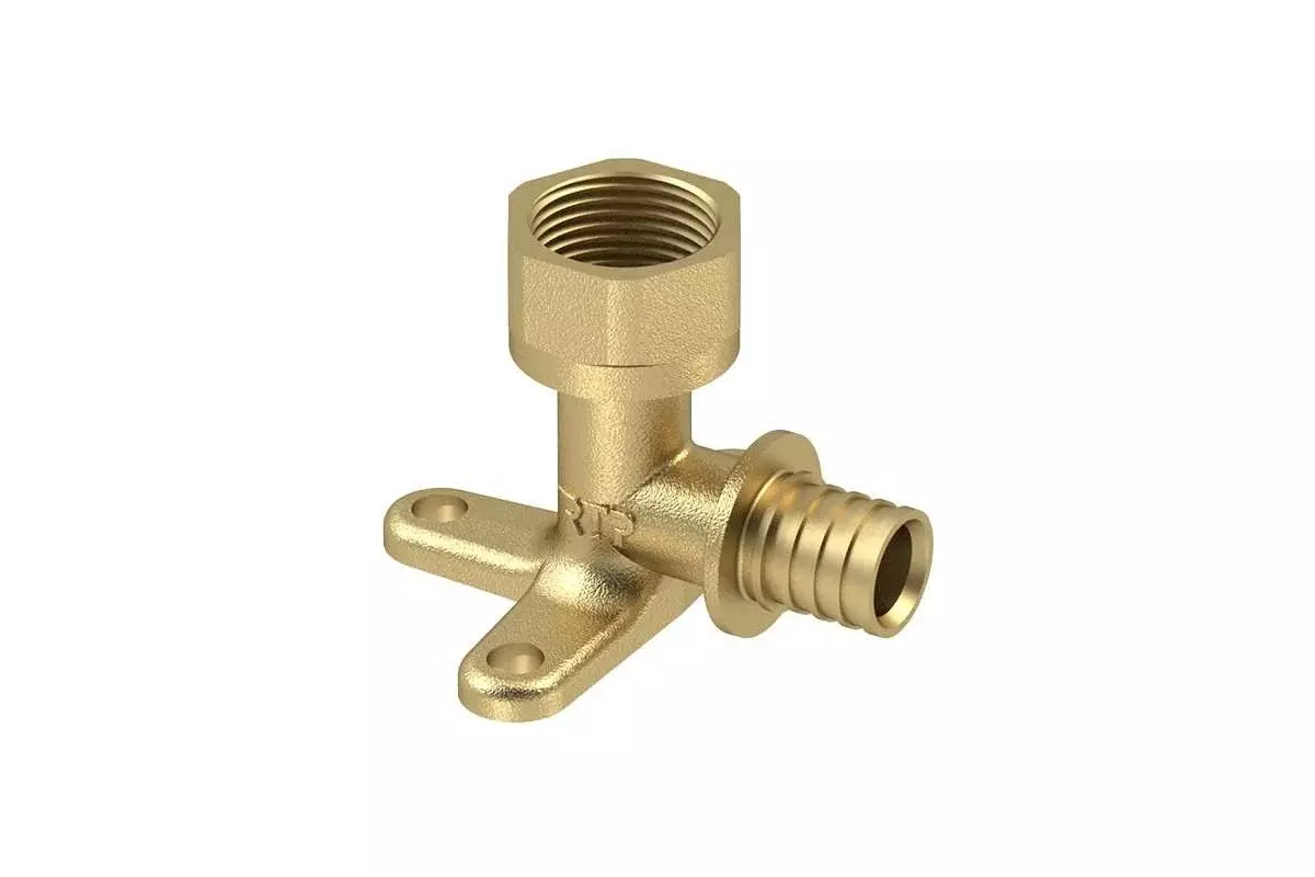 Водорозетка аксиальная 16х1/2&quot; ВР, латунь, RTP 34753