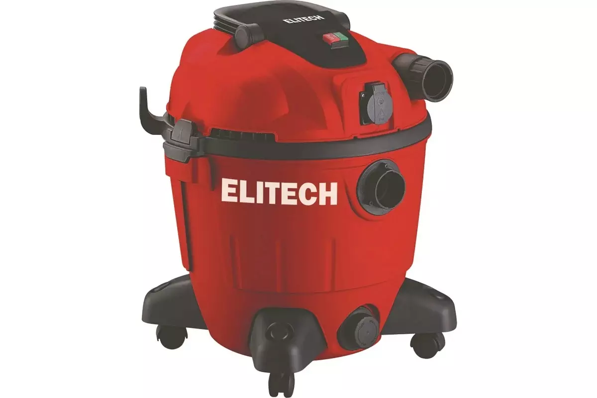 Пылесос строительный 1200 Вт, Elitech ПС 1235А