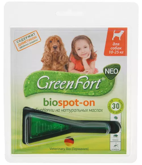 БиоКапли репел для средних собак 10-25 кг ГринФорт