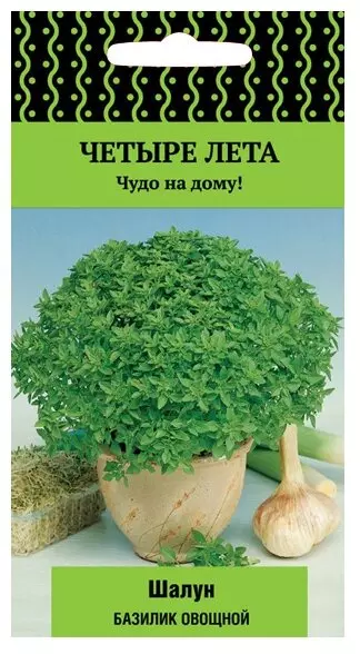 Семена Базилик овощной Шалун(сер.Четыре лета) (А) (ЦВ) 0,1 гр,