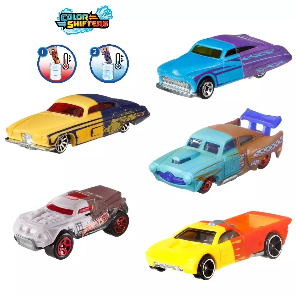 Модель машинки Hot Wheels, пластик, металл, меняющая цвет 1:64, в ассорт.,Хот Вилс, Matell BHR15