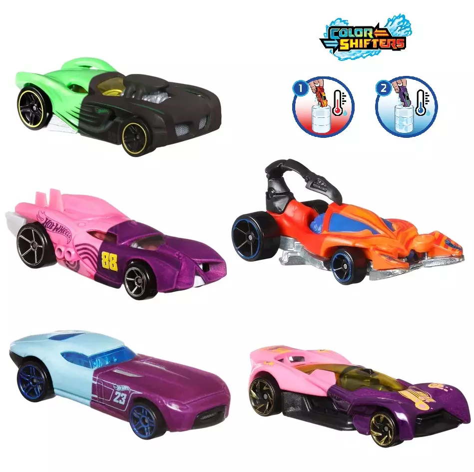 Модель машинки Hot Wheels, пластик, металл, меняющая цвет 1:64, в ассорт.,Хот Вилс, Matell BHR15