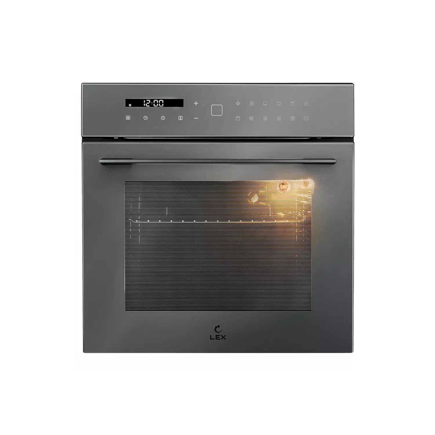 Духовой шкаф электрический гриль конвекция дисплей Lex EDS 101 GR