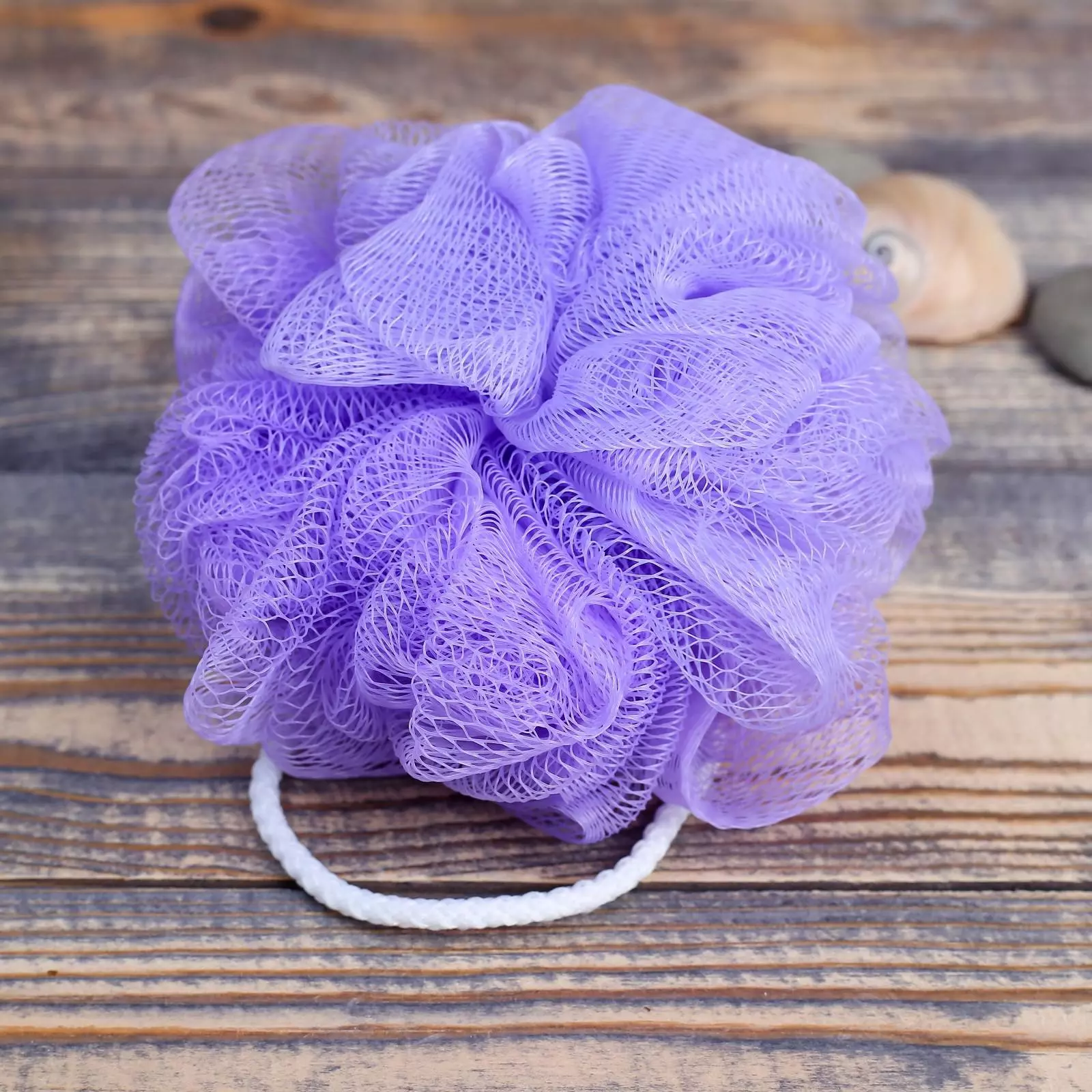 Мочалка Бантик миди 10х10 см EVA МС-45