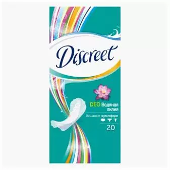 Ежедневные прокладки Discreet Deo Water Lily Single 20 шт