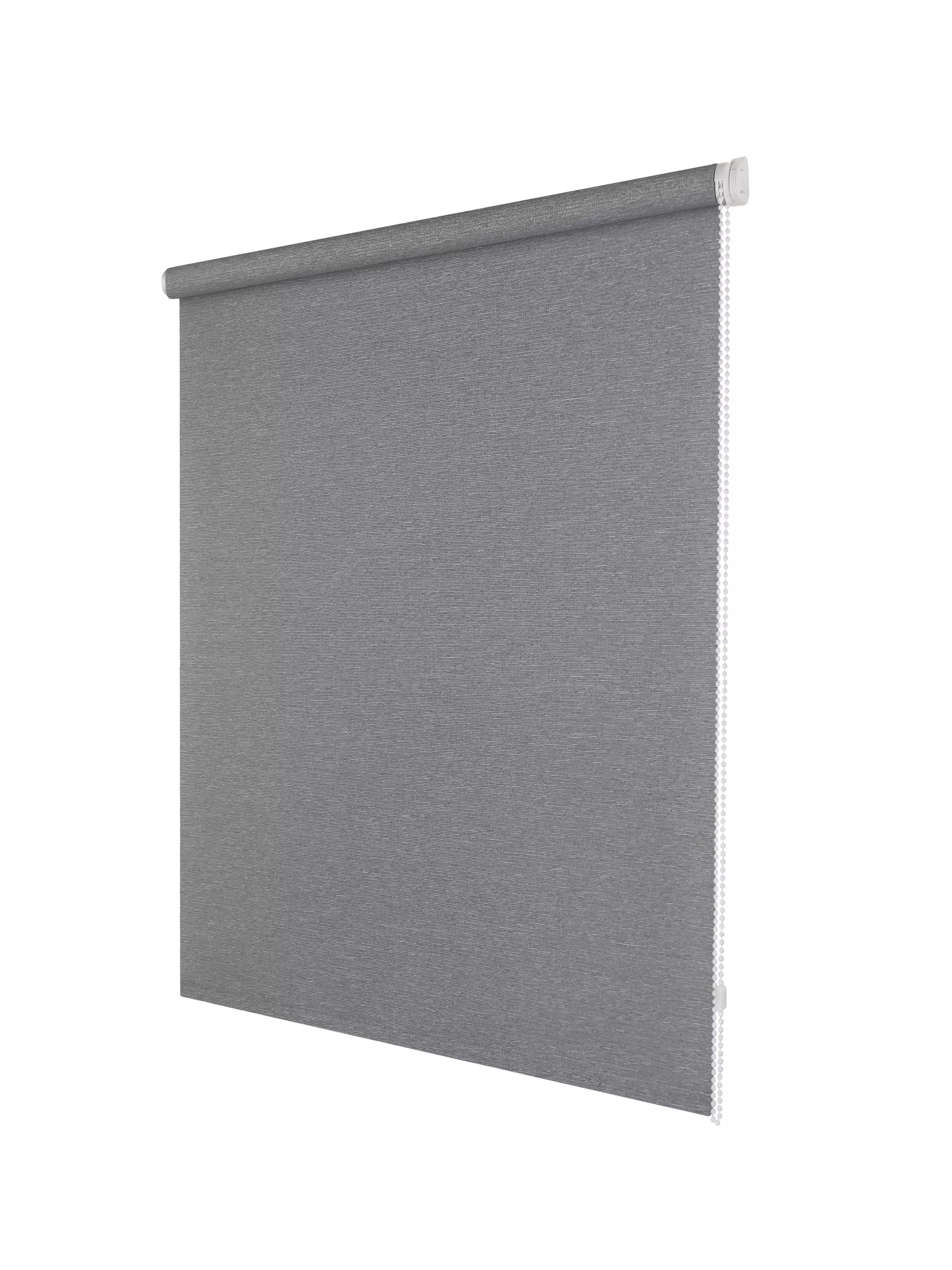 Рулонная штора вельвет 60 (56)*180 см темно-серый Магеллан