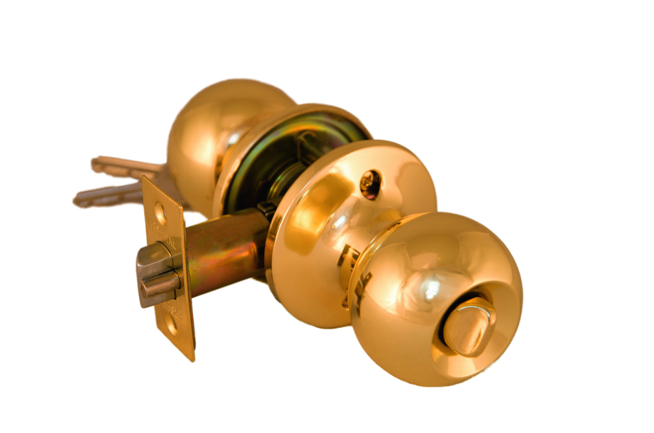 Дверная ручка (кноб) 607-PB-ET ARSENAL золото (ключ/фикс) №13
