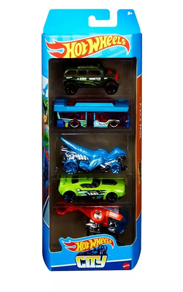 Hot Wheels, игровой набор машинок (5шт.), тематический Хот Вилс Mattel, 1806