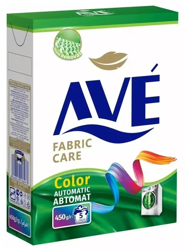 Стиральный порошок AVE для цветных вещей автомат 0,45кг