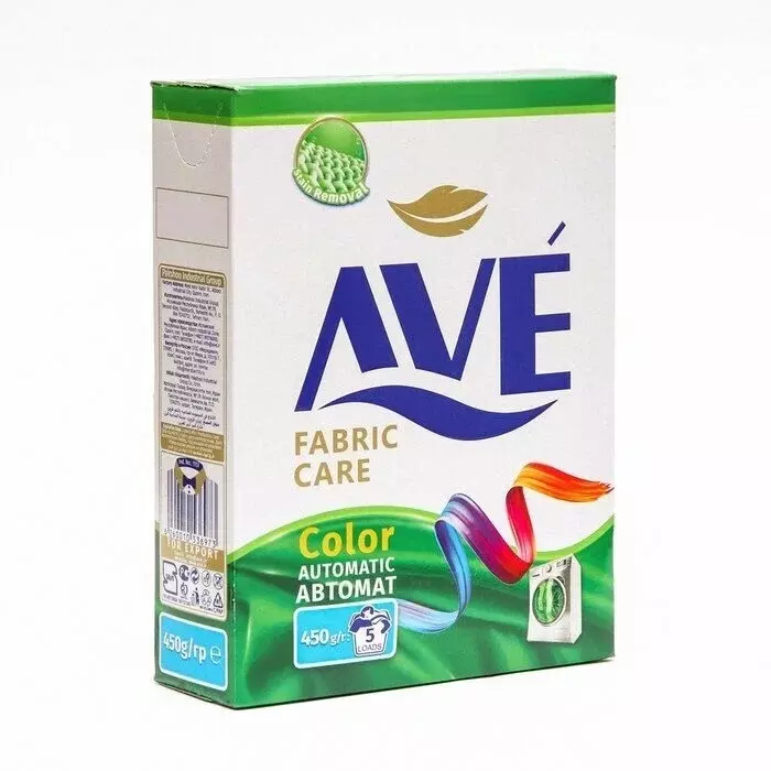 Стиральный порошок AVE для всех видов тканей автомат 0,45кг