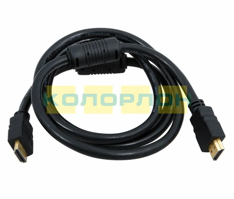 Шнур HDMI - HDMI gold, 2М, с фильтрами (PE bag) PROCONNECT 17-6204-6 